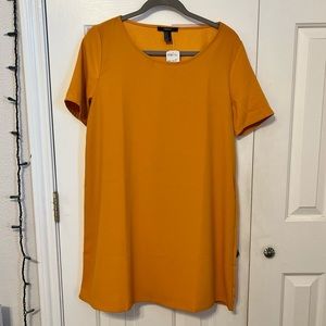 Yellow Shift Dress - Medium